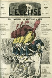Canción sobre "El Departamento de Bomberos de Nanterre". Portada en "L