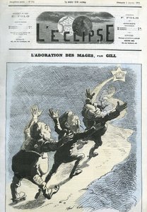 La adoración de los Magos, el Duque de Broglie (1821-1901), el Presidente Mac-Mahon (1808-1893), Henri d