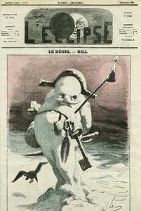 El deshielo, evocación de la situación política del gobierno de Napoleón III, “Francia quiere más libertad”. Portada en “L