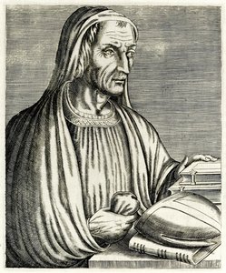 Gregorio de Tours de True Portraits por André Thévet publicado en 1594