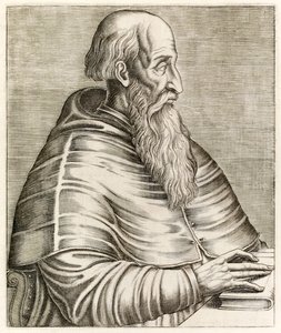 Pietro Bembo, de True Portraits por André Thévet publicado en 1584 de Andre Thevet