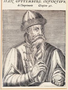 Retrato de Johann Gutenberg (Maguncia, alrededor de 1394-1399-Maguncia) de Andre Thevet