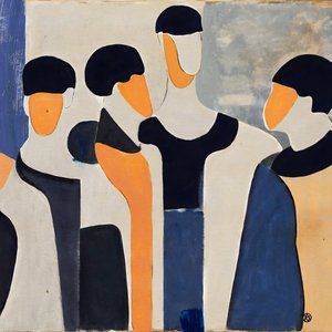 Figuras abstractas modernas de André Viana