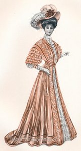 Ilustración de catálogo de una dama eduardiana, c. 1908 de Andre and Sleigh