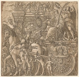 El Triunfo de Julio César: César Triunfante, 1593-99 de Andrea Andreani
