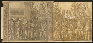 El triunfo de Julio César [no.7 y 8 más 2 columnas], 1599