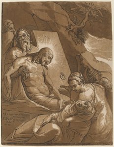 El entierro de Andrea Andreani after Raffaello Motta