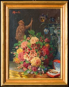Un regalo (óleo sobre lienzo)