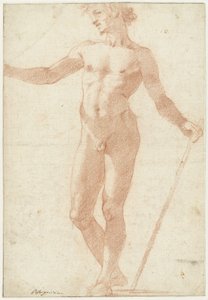Modelo de desnudo masculino de pie de Andrea Boscoli