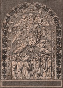 Asunción de la Virgen, por el Taller de Andrea della Robbia, Pinacoteca di Città di Castello, Umbría, Italia de Andrea Della Robbia