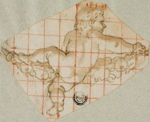 Putto con guirnalda