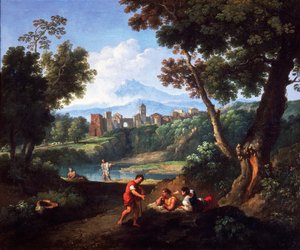 Paisaje, por Andrea Locatelli de Andrea Locatelli