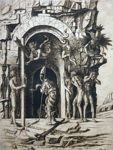 1483 Mantegna El Descenso de Cristo al Limbo Biblioteca Nacional de Brasil anagoria de Andrea Mantegna