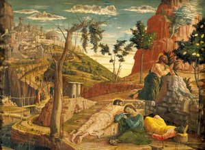 Agonía en el jardín de Andrea Mantegna
