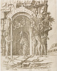 Descenso al Limbo de Andrea Mantegna