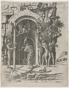 Descenso al Limbo, finales de los años 1460 de Andrea Mantegna