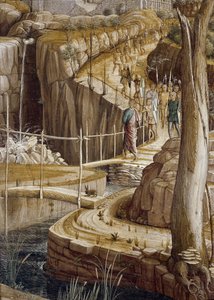 Detalle de La oración en el huerto de los olivos de Andrea Mantegna