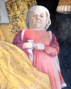 Enano de la corte (detalle) de Andrea Mantegna