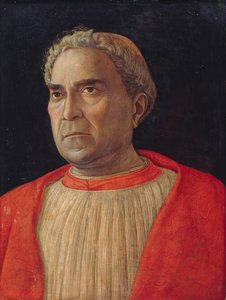 Alemán: Kardinal Ludovico Trevisan (1401-1465) Retrato del cardenal Ludovico Trevisan de Andrea Mantegna