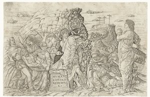 Entierro de Cristo de Andrea Mantegna