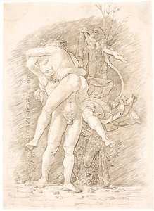 Hércules y Anteo de Andrea Mantegna