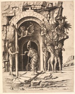 Cristo en el reino de los muertos de Andrea Mantegna