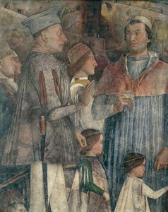Luis II, Cardenal Francesco, Francesco II y Sigismondo Gonzaga (detalle)