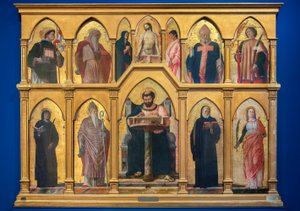Políptico de San Lucas, 1453-55 de Andrea Mantegna