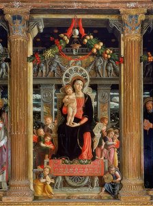 Altar de San Zeno. Panel central. 1457-1460 de Andrea Mantegna