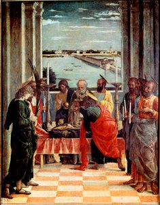 La muerte de la Virgen de Andrea Mantegna