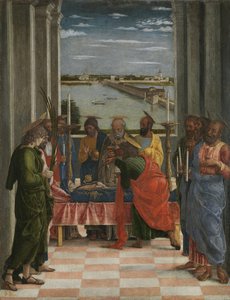La muerte de la Virgen de Andrea Mantegna