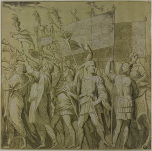 Triunfos de Julio César: Lienzo No. I