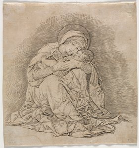 Virgen y Niño de Andrea Mantegna