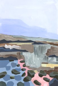 Serenidad, 2024 (acrílico sobre papel) de Andrea Mejia