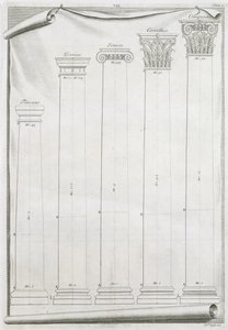 Detalles Decorativos del Templo de Nimes, ilustración de una copia facsímil de 