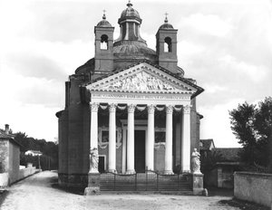 Fachada del Tempietto de la Villa Barbaro