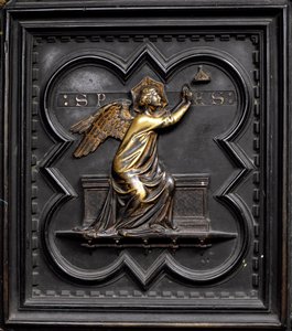 Esperanza, panel A de las Puertas Sur del Baptisterio de San Giovanni, 1336