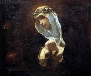 Representación de Santa Catalina de Siena (1347-1380) (óleo sobre lienzo)