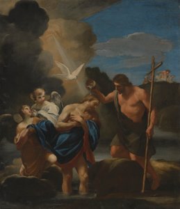 El bautismo de Cristo de Andrea Sacchi