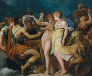 El matrimonio de Cupido y Psique, 1540s