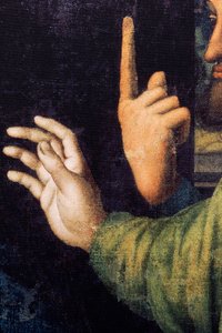 Abadía (Abadía de Tongerlo). Pintura. La Última Cena. 1506-1507. Detalle (pintura)