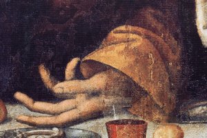 Abadía (Abadía de Tongerlo). Pintura. La Última Cena. 1506-1507. Detalle (pintura)