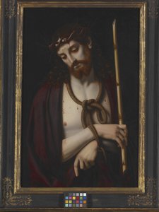 Ecce Homo (óleo sobre madera) de Andrea Solario