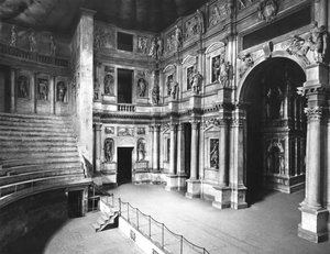 Interior del Teatro de Andrea Palladio