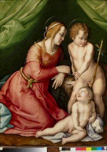 Virgen con el Niño y San Juan de Andrea del (workshop of) Sarto