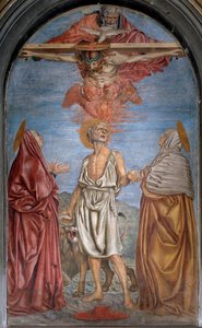 Santísima Trinidad con Dios, Jesucristo y el Espíritu Santo