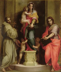 Madonna de las Arpías de Andrea del Sarto