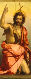 Pintura de San Juan Bautista de Andrea del Sarto