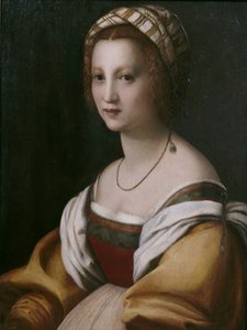 Retrato de una mujer de Andrea del Sarto