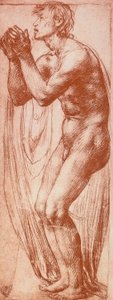Estudio de una figura masculina de Andrea del Sarto